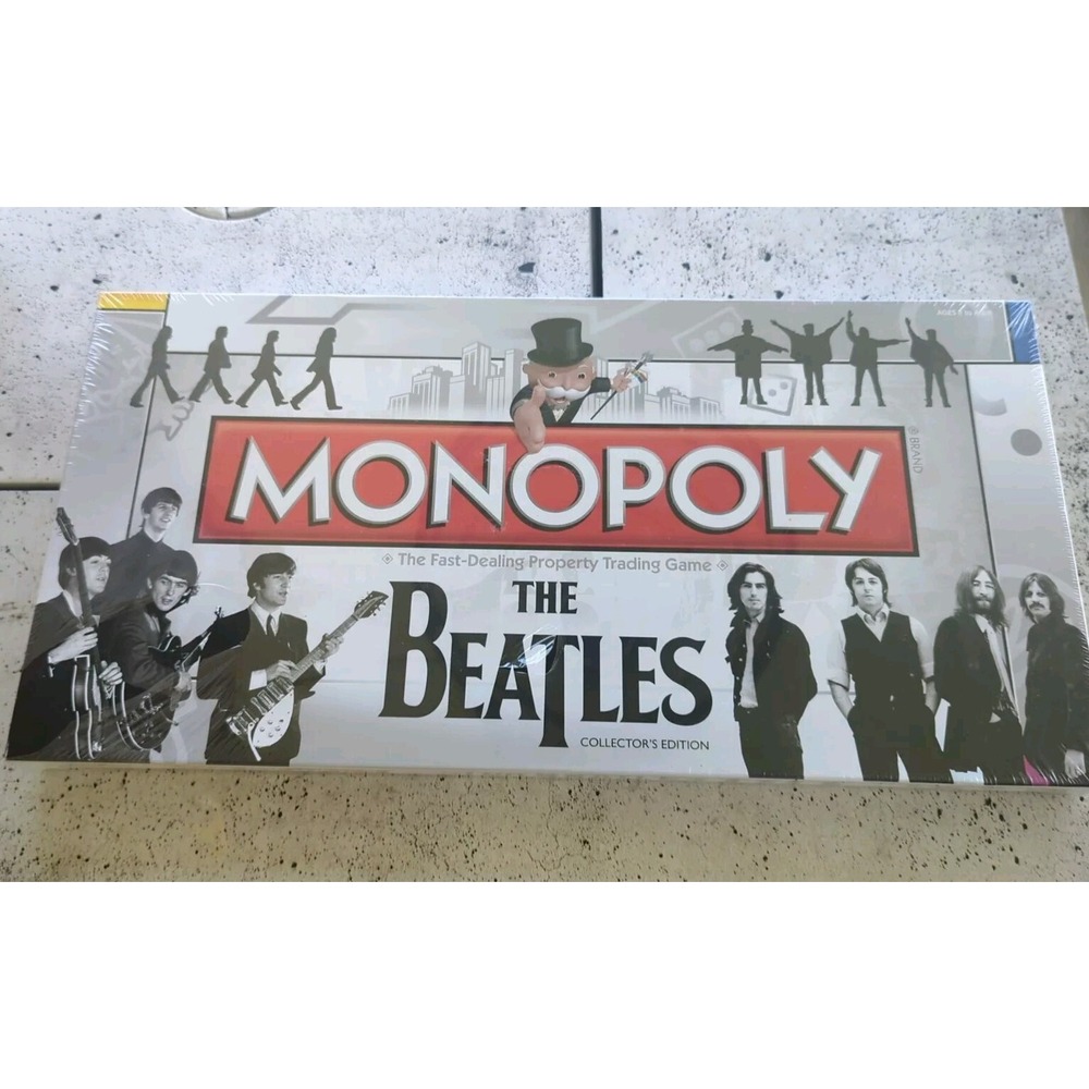 Beatles Monopoly Collectors Edition 2010 Sealed John Paul George Ringo